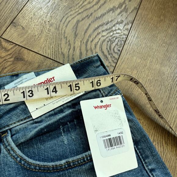 NWT Wrangler High Rise True Straight Crop Jeans Western Boho Women's 14 - Picture 8 of 10